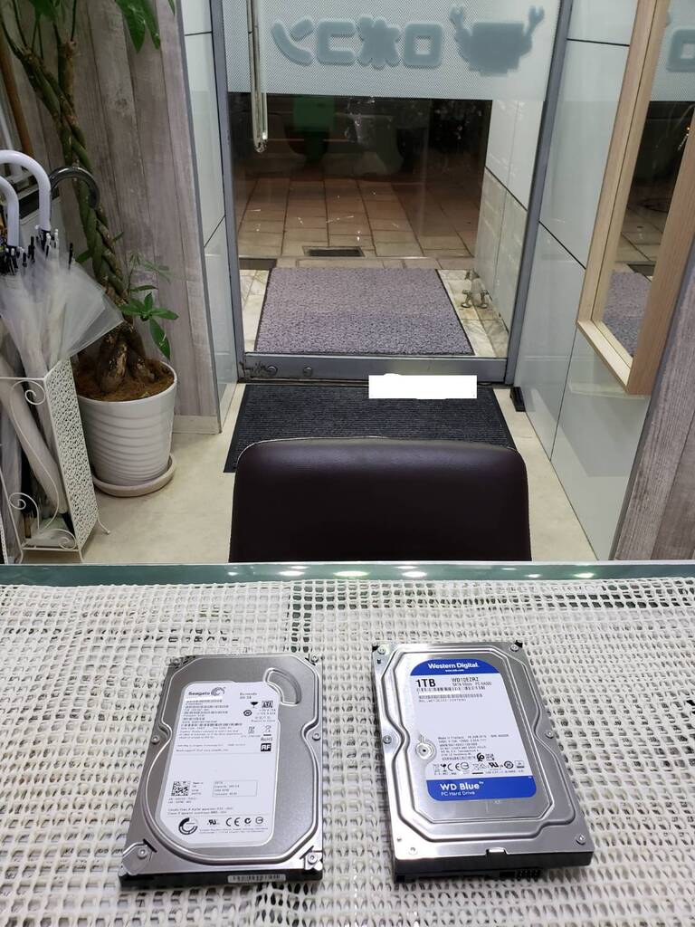 ハードディスク空き容量不足 依頼主様：大阪市中央区Ｅ様 診断方法：持ち込み修理事例 1