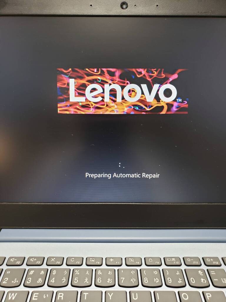 Lenovo ノートパソコン初期化 依頼主様：大阪市城東区 H様 診断方法：持ち込み修理 対象媒体Lenovo　81A5　ノートパソコン修理事例 6
