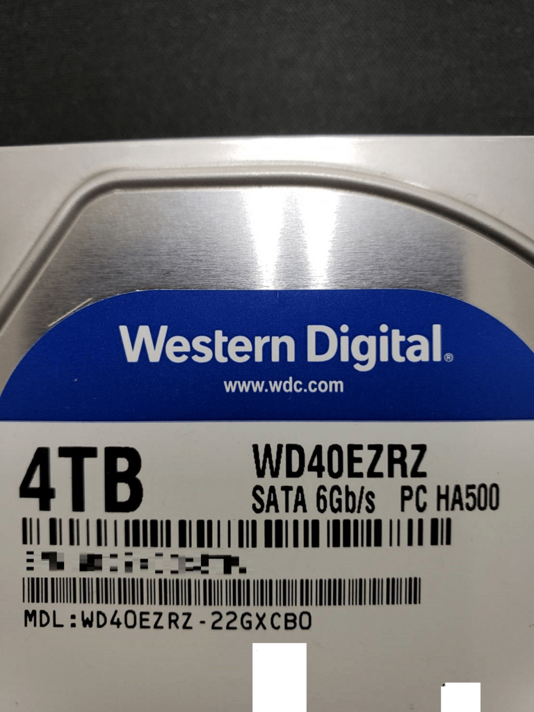 WDデジタルハードディスク復旧 依頼主様：大阪市北区法人様　D 株式会社対象媒体：Western Digital 4TB 診断方法：持ち込み修理事例４